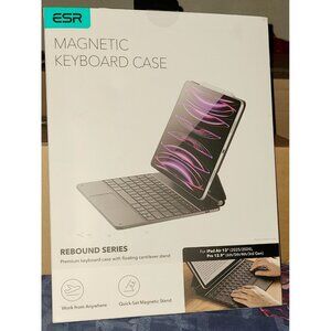 NIB ESR Rebound Magnetic Keyboard Case iPad Pro 12.9/Air 13 M2/M3 2024/2025
